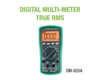 Digital Multimeters